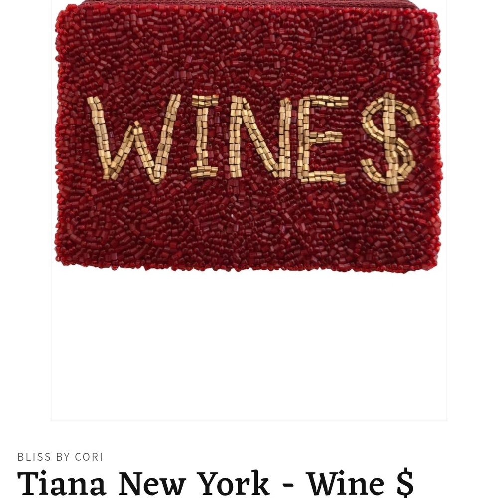 Tiana B. Red and Gold Women's Coin Purse